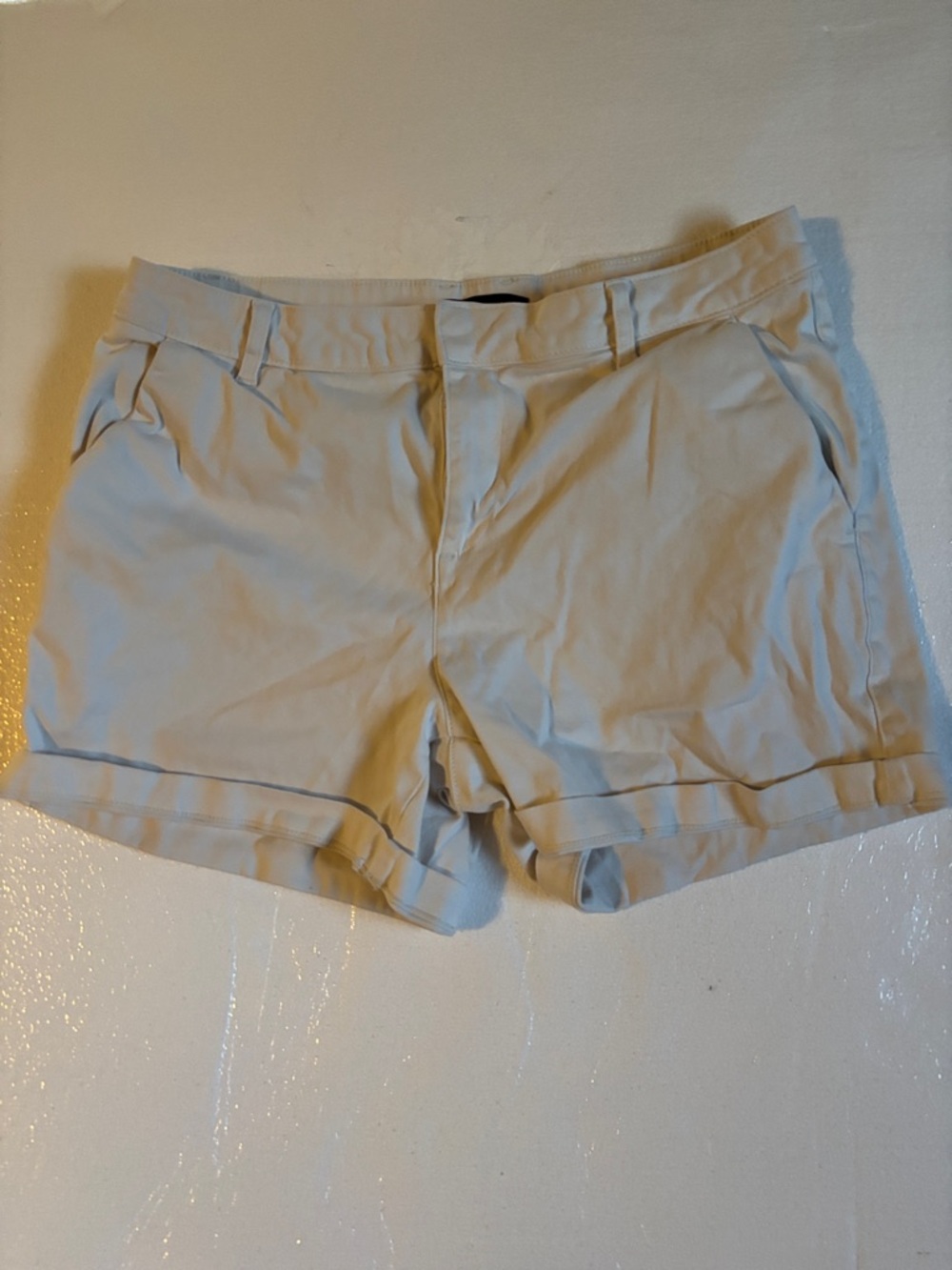 Banana Republic Light Beige Chino Bermuda Shorts